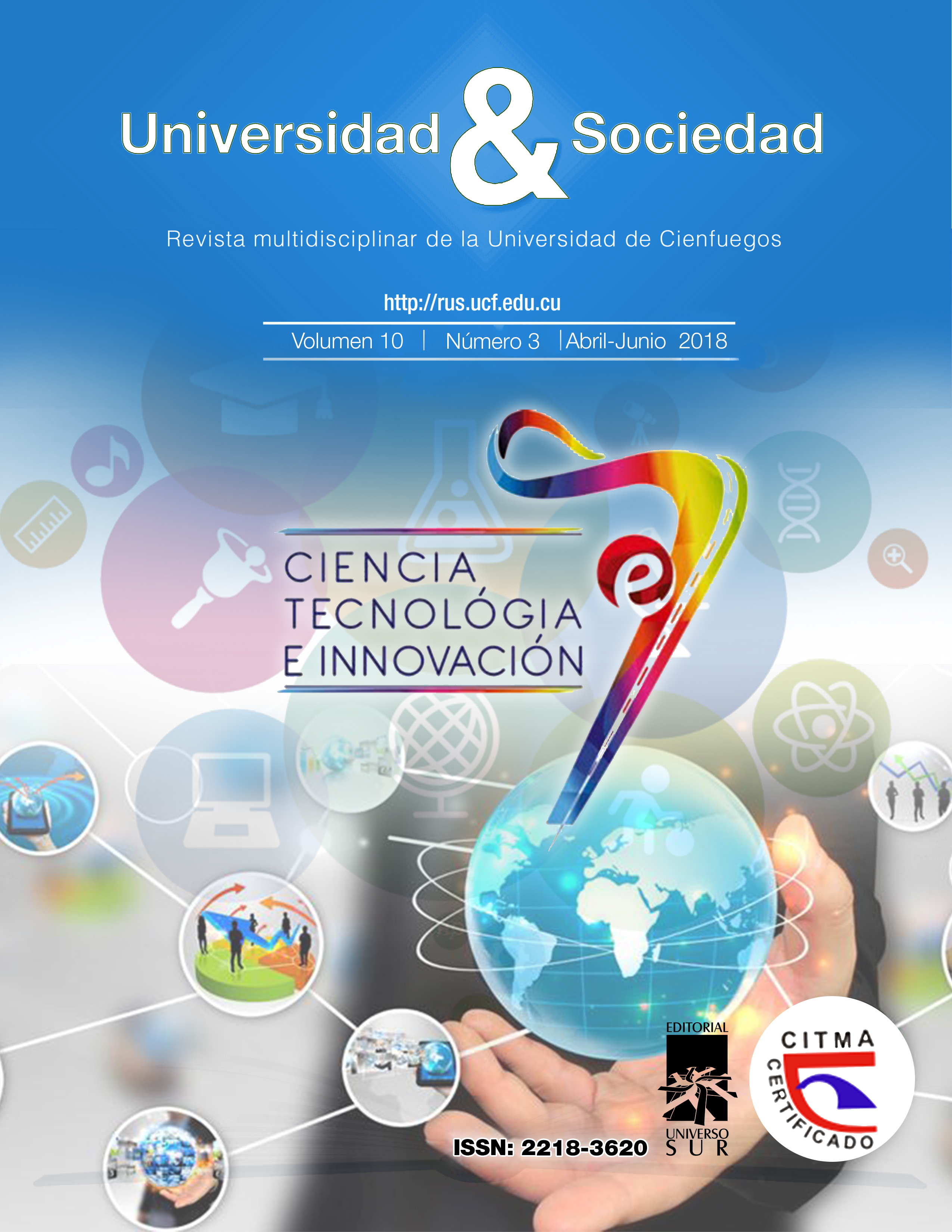 					View Vol. 10 No. 3 (2018): Universidad: Ciencia, Tecnología e Innovación (Abril-Junio)
				